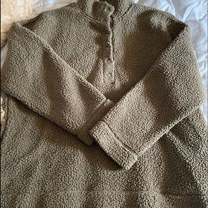 Aerie Cloud Sherpa Oversized Pullover